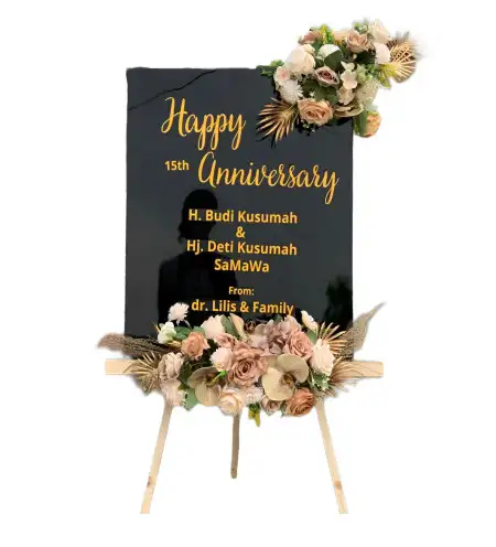 Papan Bunga Akrilik Cangkeh Nan Xx